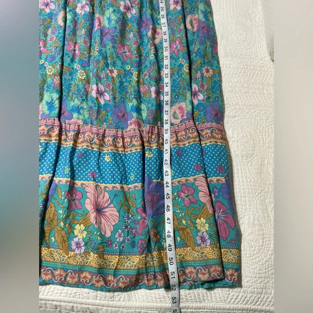 Umgee womans Hibiscus Lane boho midi dress size M - Picture 12 of 15